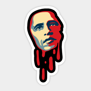 Obama Melting Sticker